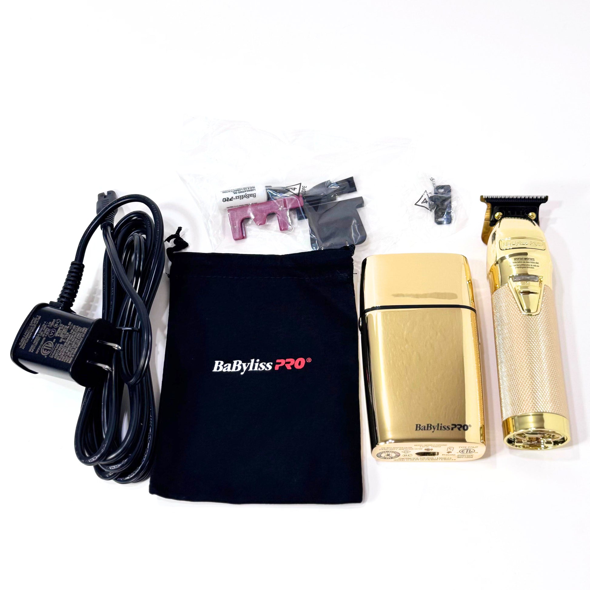 babylisspro goldfx trimmer and shaver combo with accessories