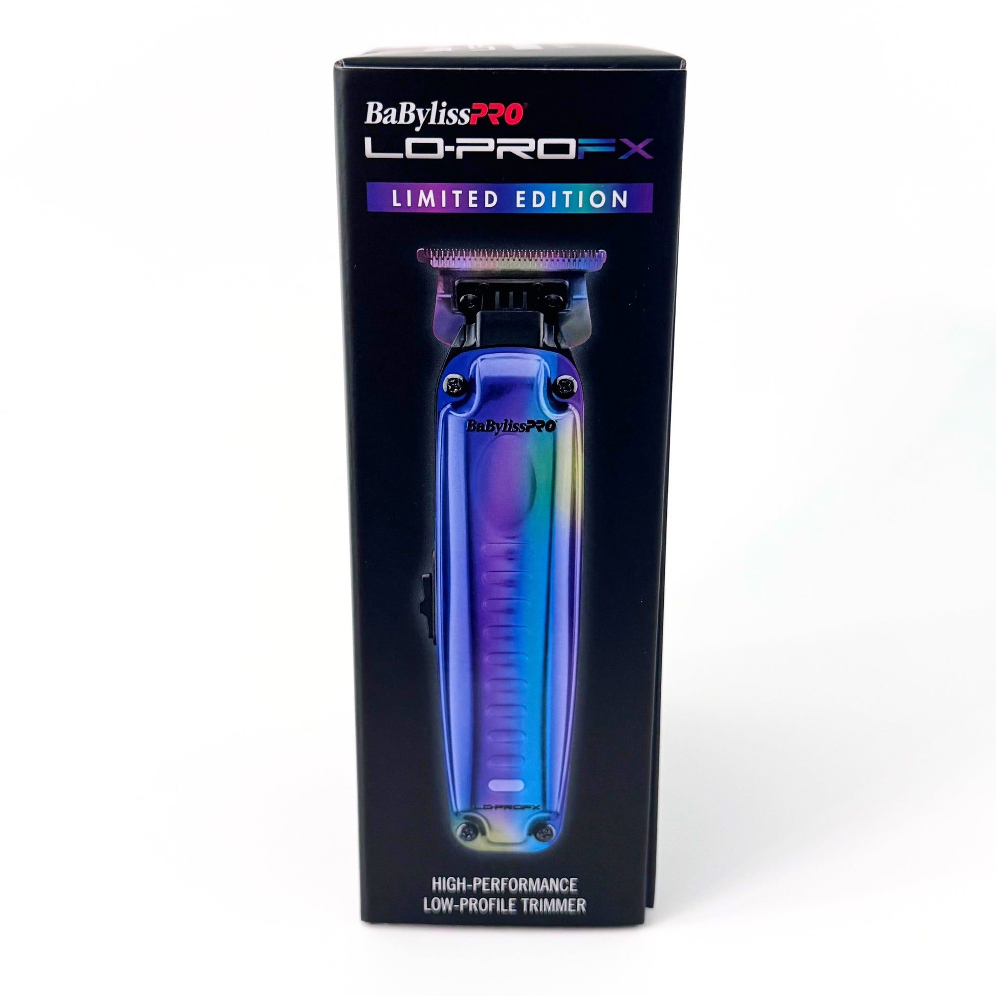 babylisspro lo pro iridescent trimmer fx726rb side 1 of box