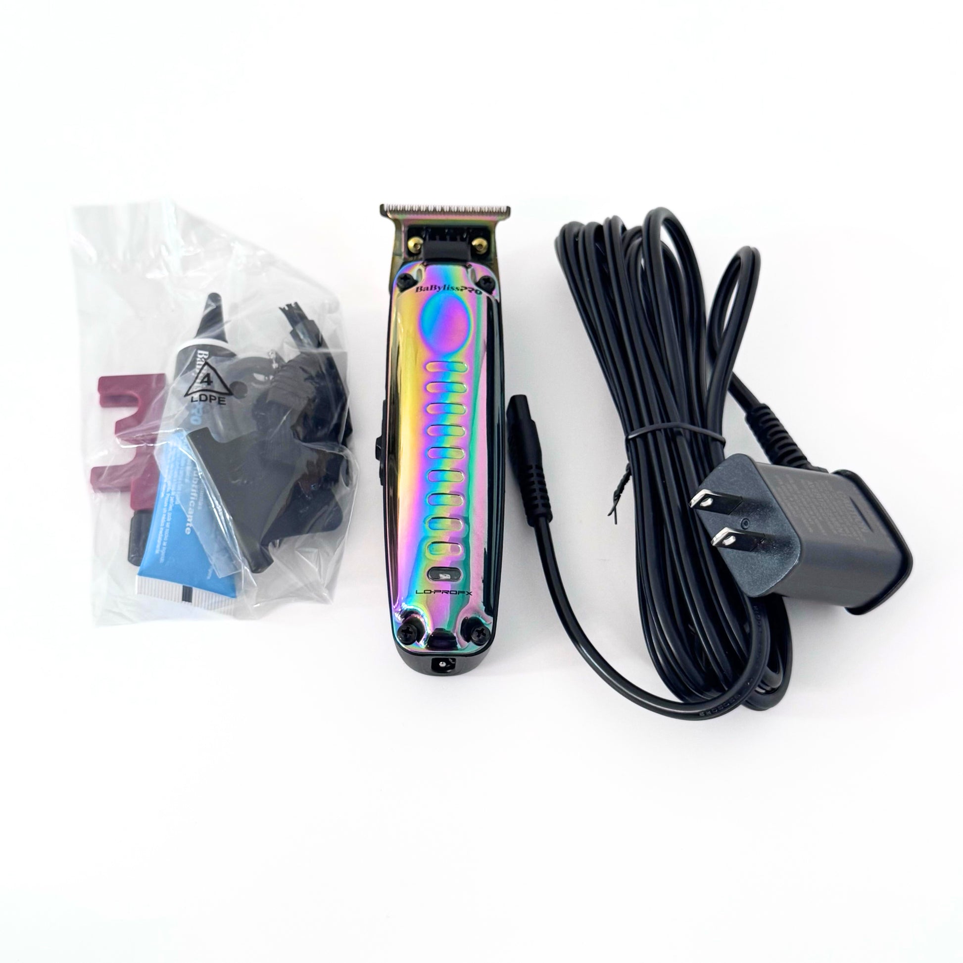babylisspro lo pro iridescent trimmer fx726rb with accessories