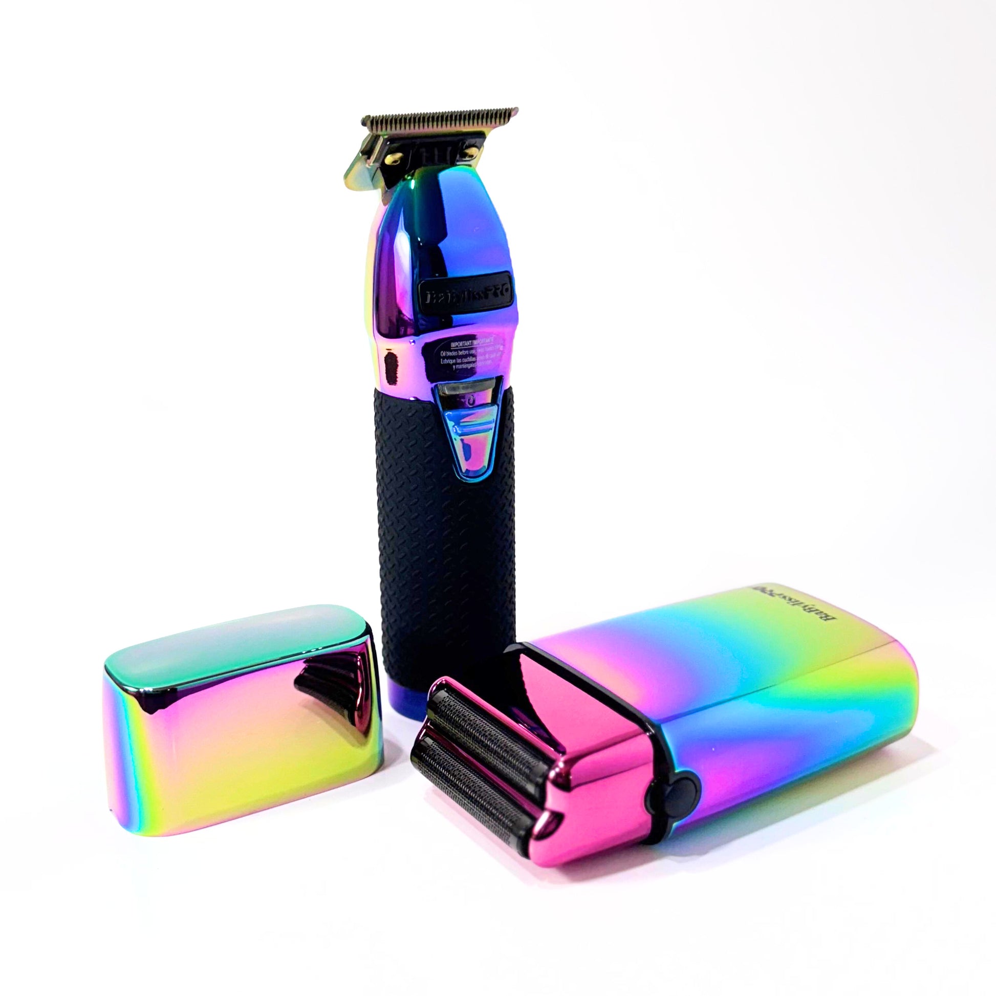 BaBylissPRO LimitedFX Iridescent Trimmer and Double-Foil Shaver Combo FXDUOFS2TRB