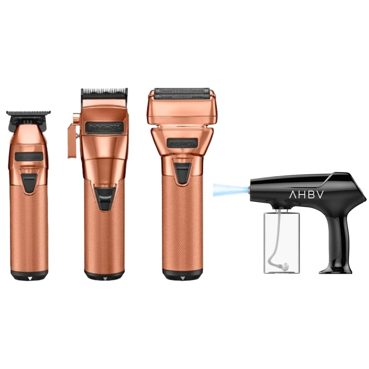 BaBylissPRO FXONE Clipper, Trimmer & Shaver Bundle with Common Wealth Nano Mist Sprayer – Professional Grooming Kit