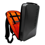 side view of cocco backpack opened